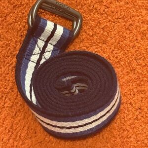 Polo by Ralph Lauren Blue and White Belt
